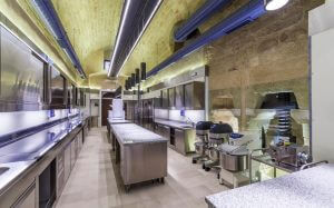 bakery kitchen at the Puglia Culinary Centre