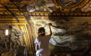 Frescoes restoration - Castello di Ugento