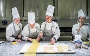 Culinary Institute of America students on their semester abroad at Italy's Puglia Culinary Center