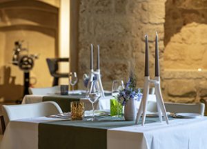 Luxury restaurant in Salento Il Tempo Nuovo at Castello di Ugento