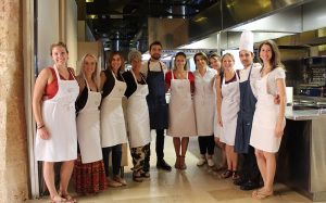 Chef Tommaso Sanguedolce with Students of the Puglia Culinary Centre Ugento