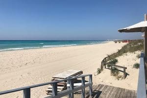 Beach at Torre San Giovanni near Castello di Ugento